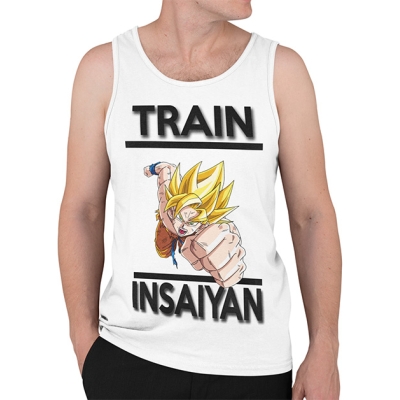 TANK TOP TRAIN IN SAIYAN GOKU